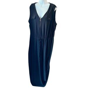 Women’s Size 2X Emma & Michele Womens Black Sleeveless Maxi Dress